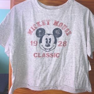 Vintage Disney Mickey Mouse crop top